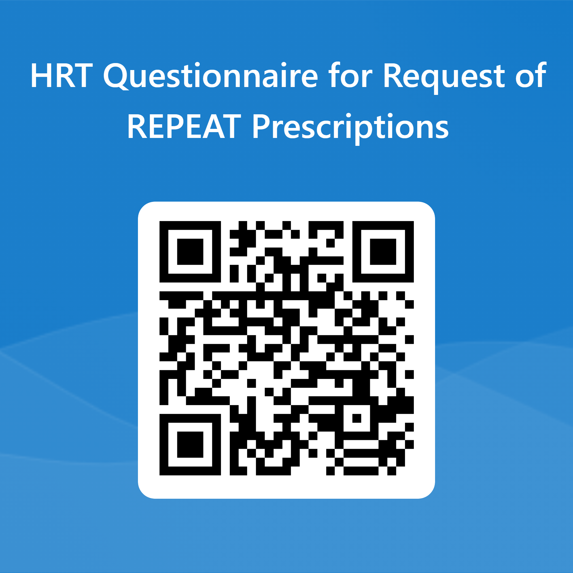 HRT Repeat Prescription Questionnaire